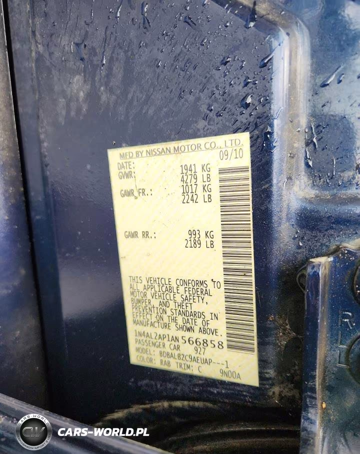 2010 Nissan Altima 2.5 VIN:1N4AL2AP1AN566858 - 12