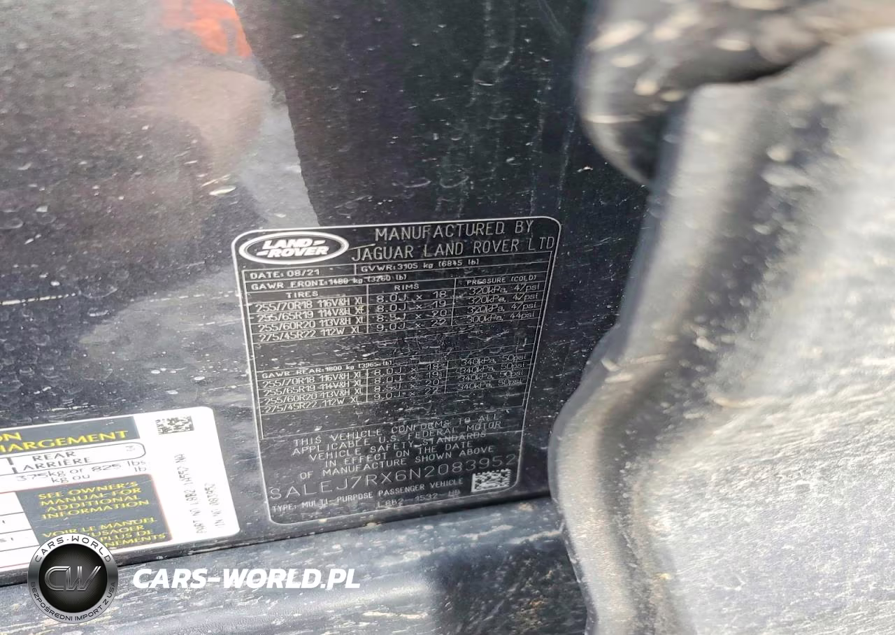2022 Land Rover Defender 110 S VIN:SALEJ7RX6N2083952 - 14