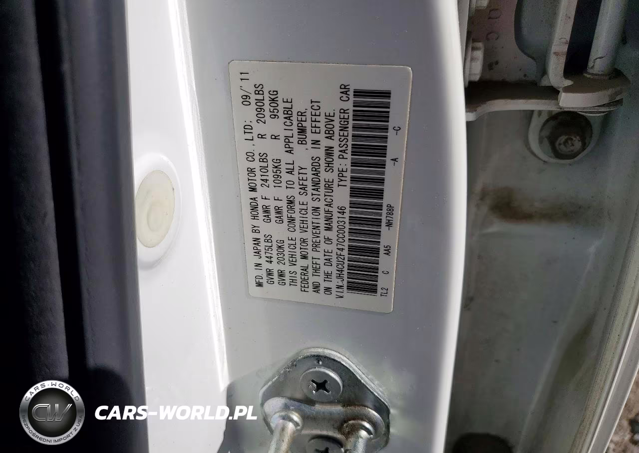 2012 Acura Tsx VIN:JH4CU2F47CC003146 - 13