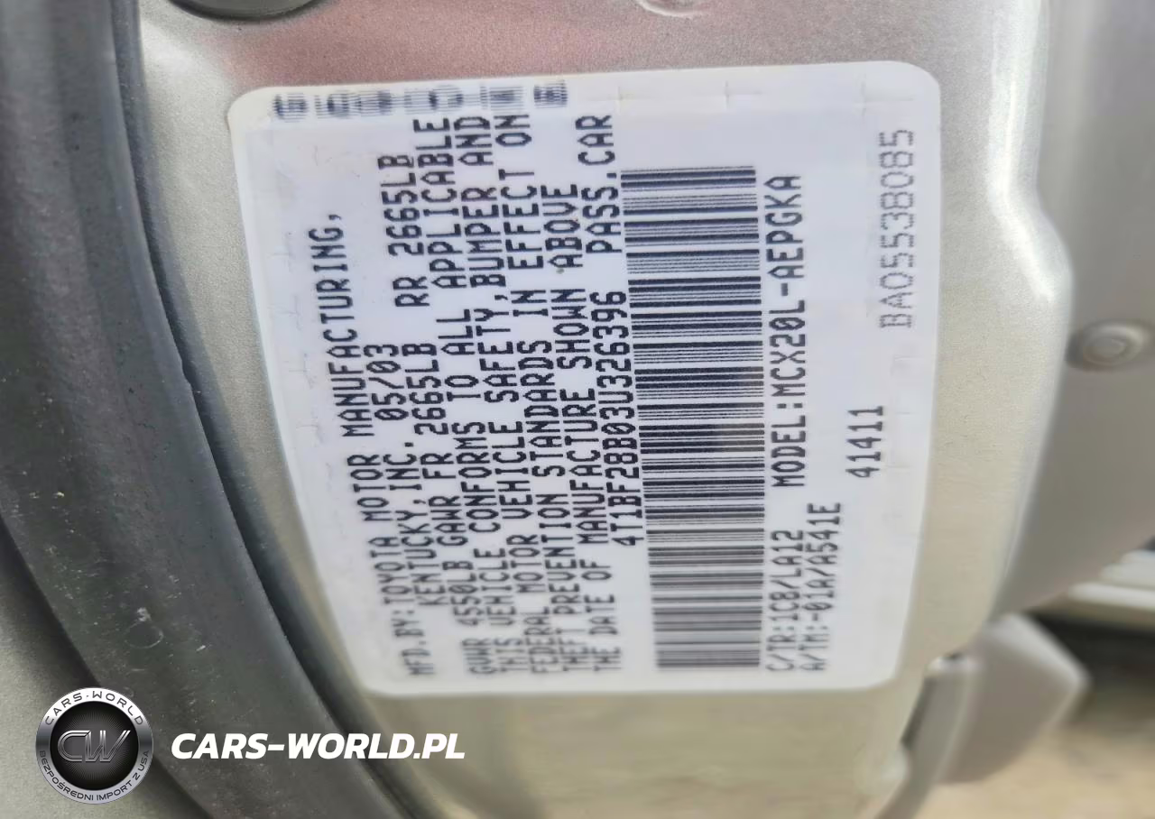 2003 Toyota Avalon Xls VIN:4T1BF28B03U326396 - 12