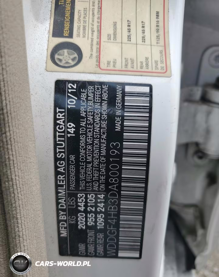 2013 Mercedes-Benz C 250 VIN:WDDGF4HB3DA800193 - 12
