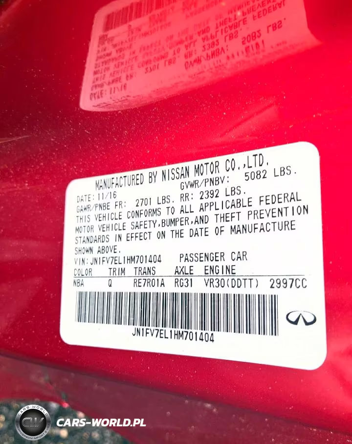 2017 INFINITI Q60 RED SP  VIN:JN1FV7EL1HM701404 - 10