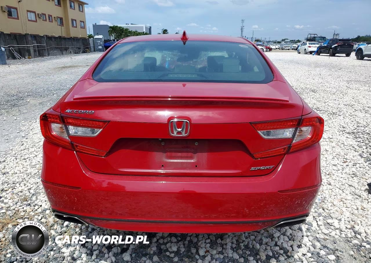 2019 Honda Accord Sport VIN:1HGCV1F30KA001640 - 6