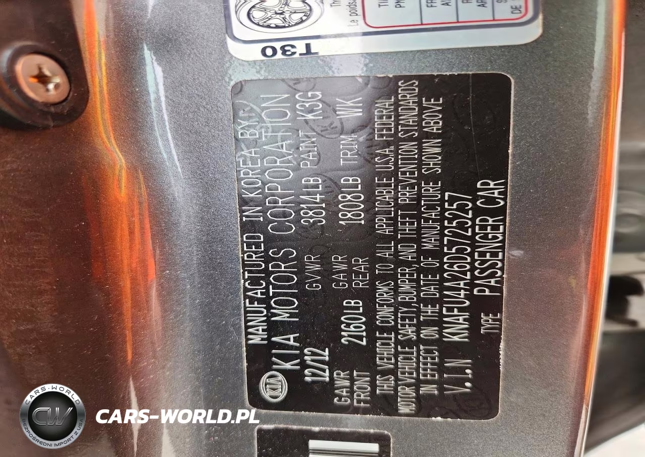2013 Kia Forte Ex VIN:KNAFU4A26D5725257 - 12