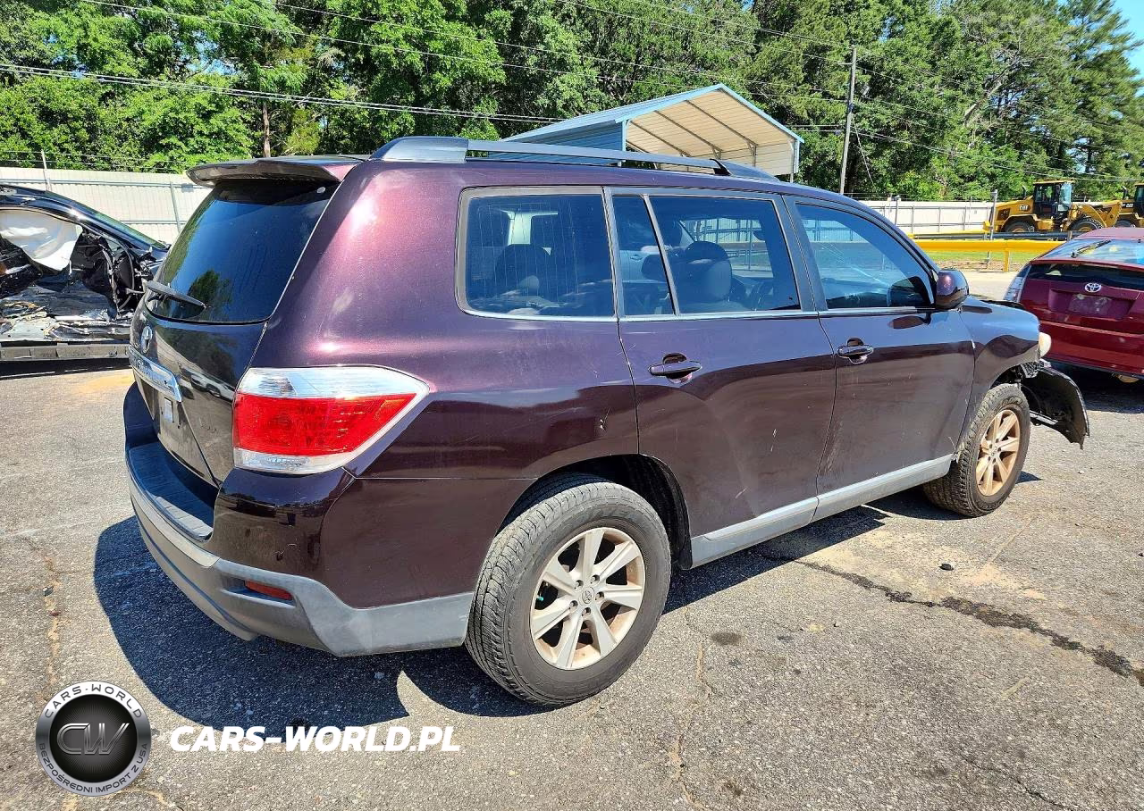 2013 Toyota Highlander Se VIN:5TDZK3EH2DS104588 - 3