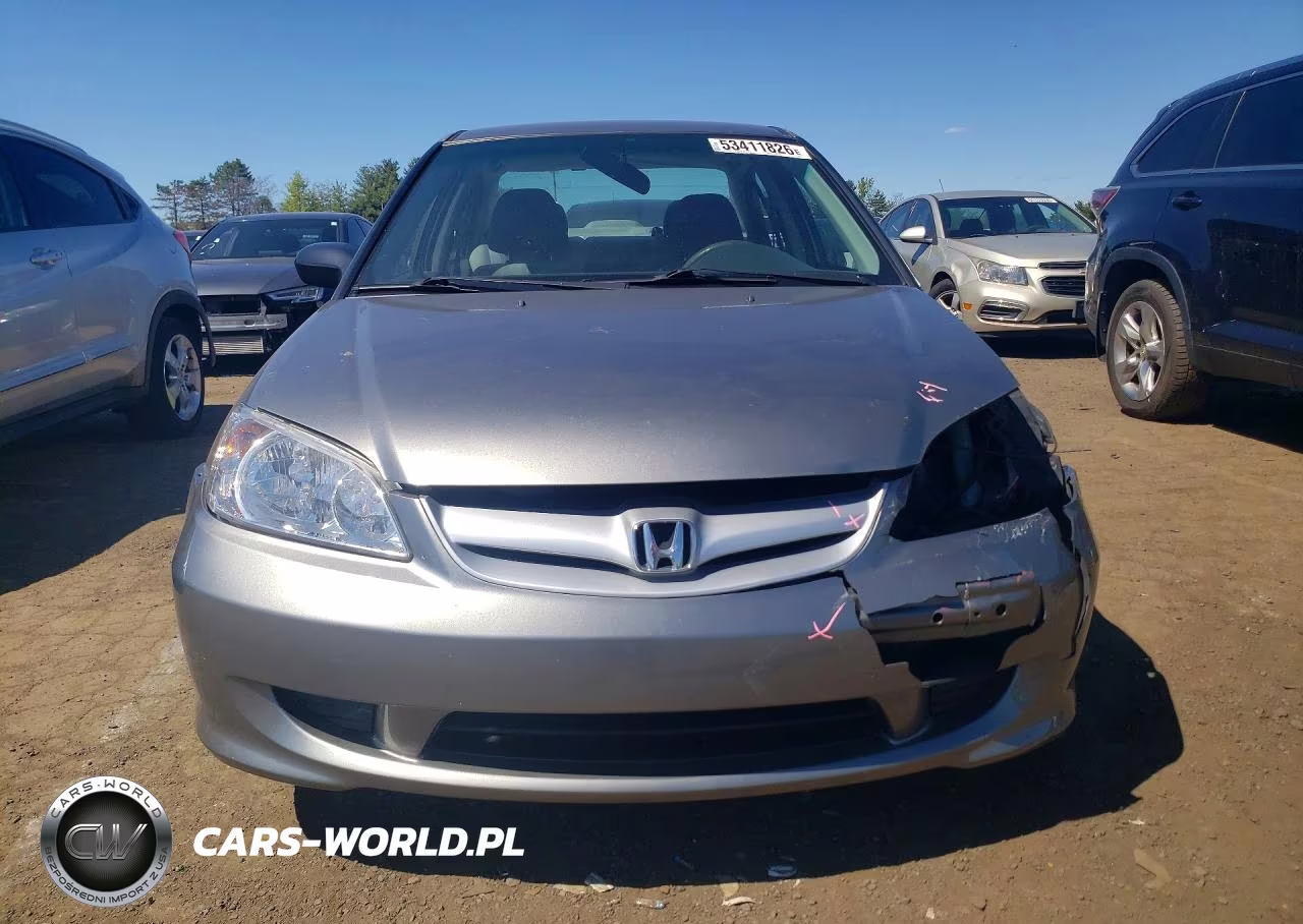 2005 Honda Civic Lx VIN:2HGES16555H593982 - 5