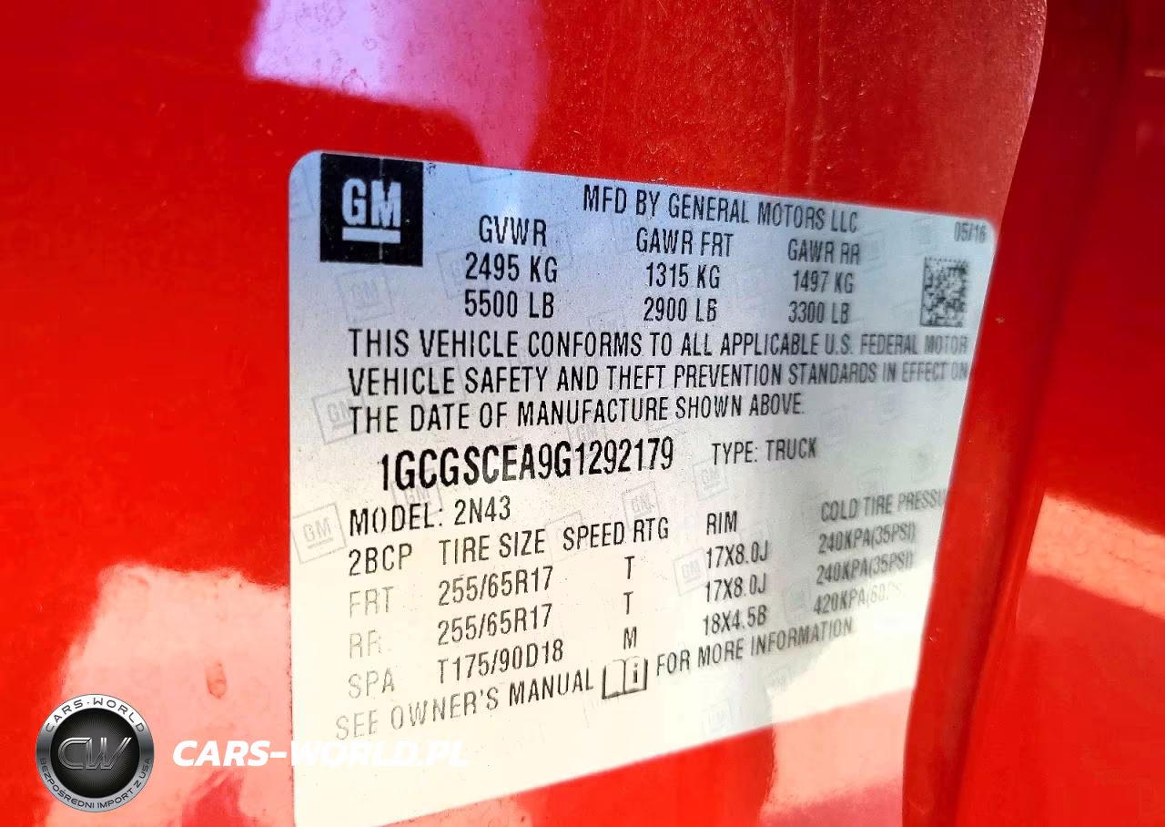 2016 Chevrolet Colorado Lt VIN:1GCGSCEA9G1292179 - 13