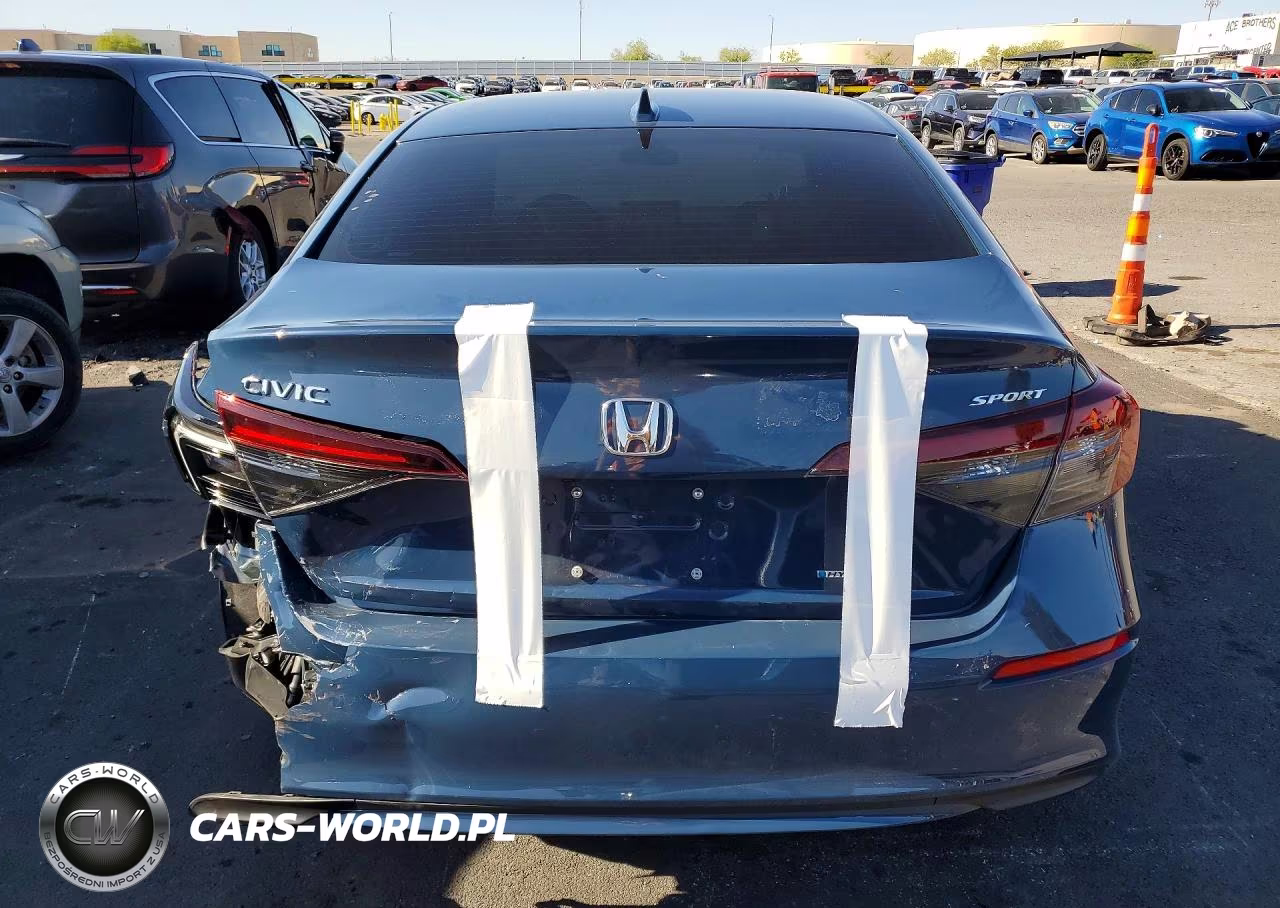 2025 Honda Civic Sport VIN:2HGFE4F81SH351936 - 6