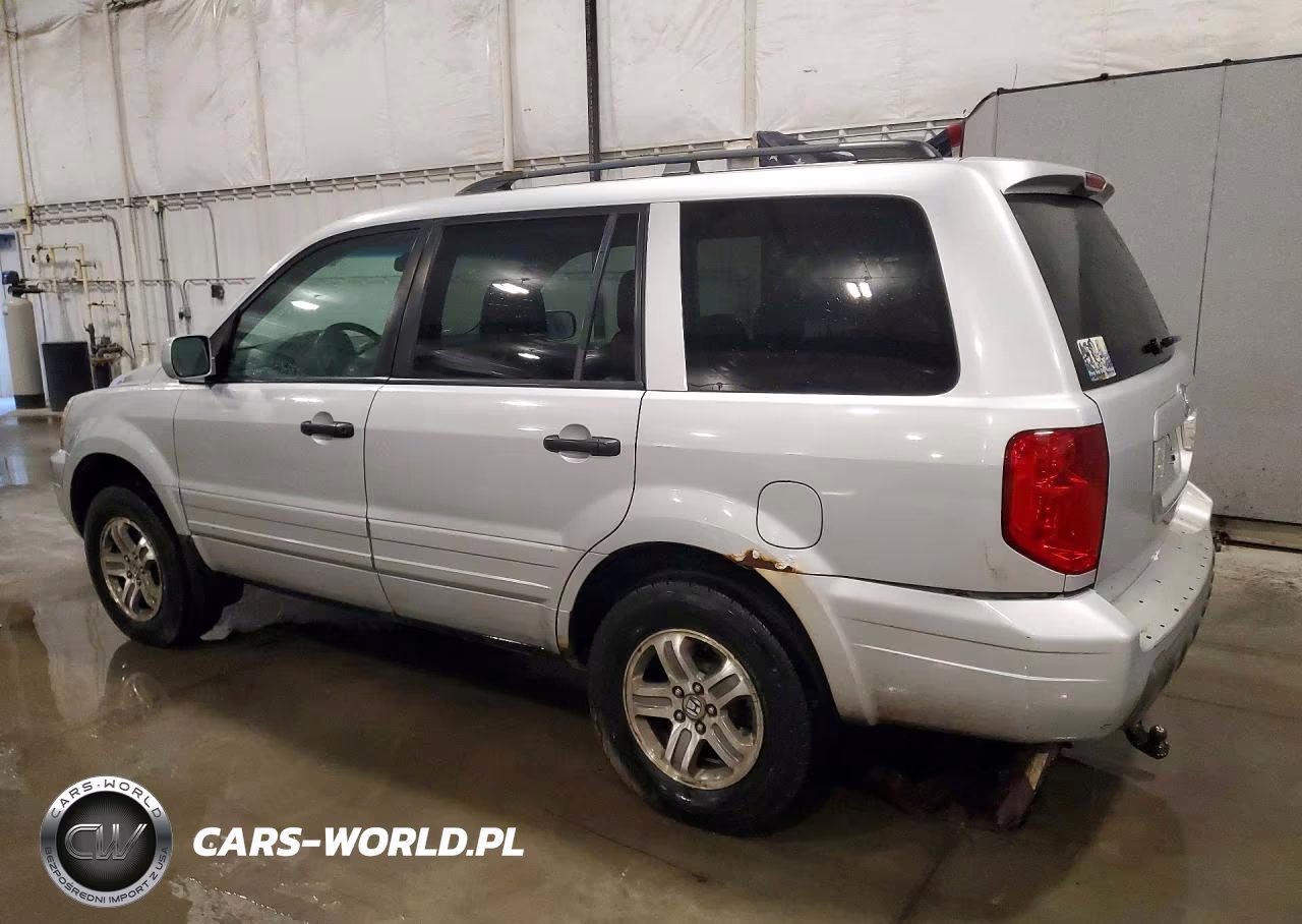 2004 Honda Pilot Exl VIN:2HKYF18584H564348 - 2