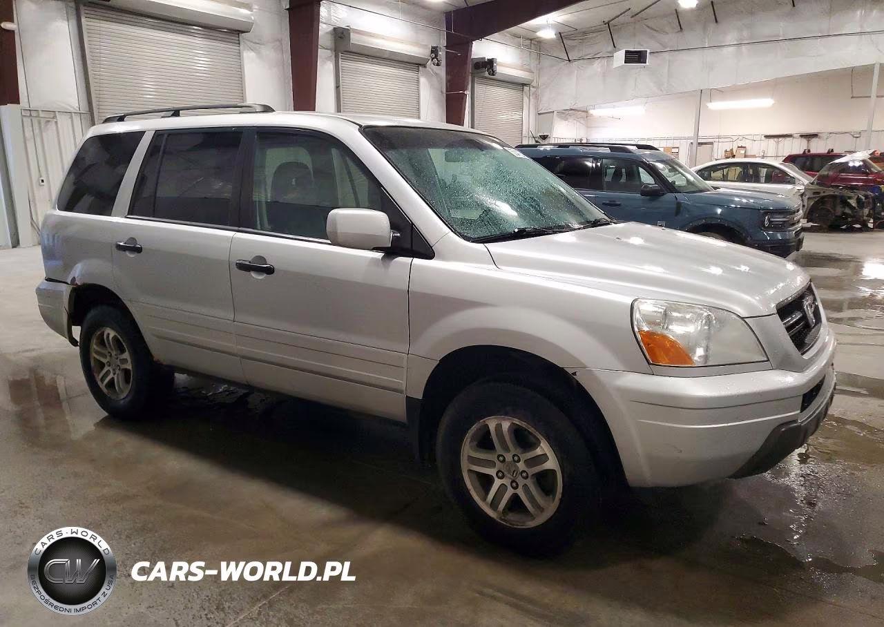 2004 Honda Pilot Exl VIN:2HKYF18584H564348 - 4