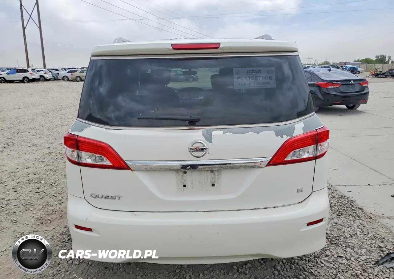 2012 Nissan Quest 3.5 S VIN:JN8AE2KP5C9038288 - 6