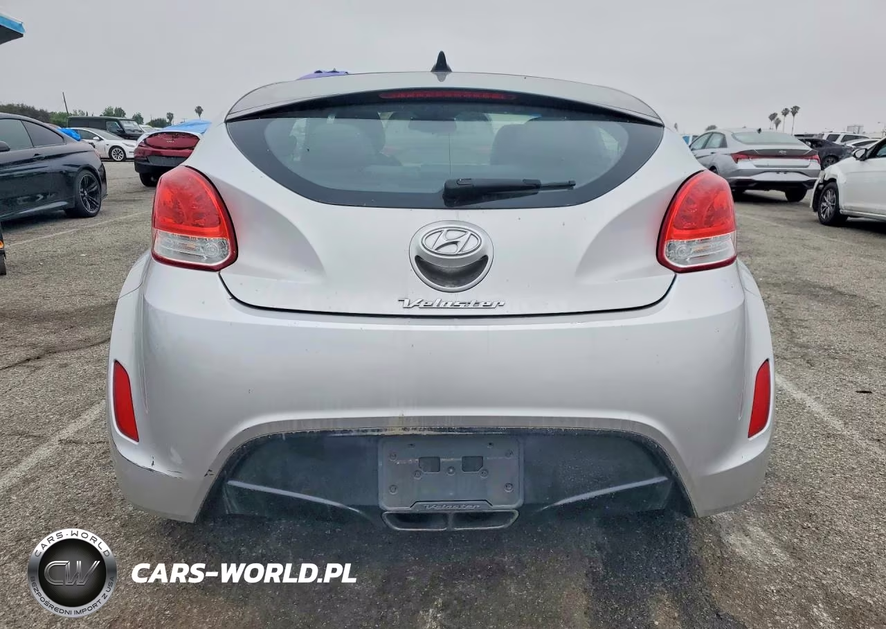 2012 Hyundai Veloster Base W-Black VIN:KMHTC6AD4CU079447 - 6