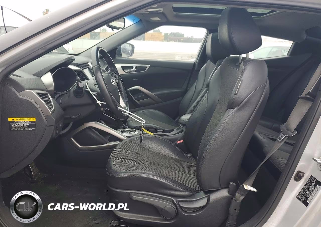 2012 Hyundai Veloster Base W-Black VIN:KMHTC6AD4CU079447 - 7