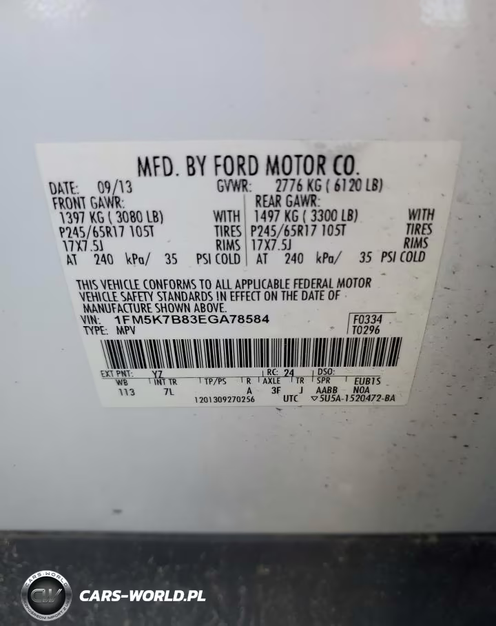 2014 Ford Explorer VIN:1FM5K7B83EGA78584 - 13