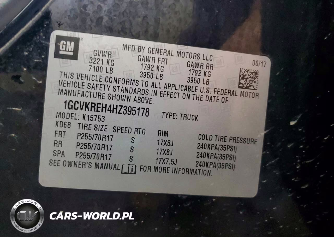 2017 Chevrolet Silverado K1500 Lt VIN:1GCVKREH4HZ395178 - 12