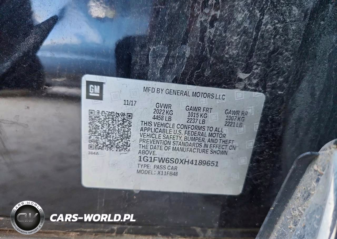 2017 Chevrolet Bolt Ev Lt VIN:1G1FW6S0XH4189651 - 13