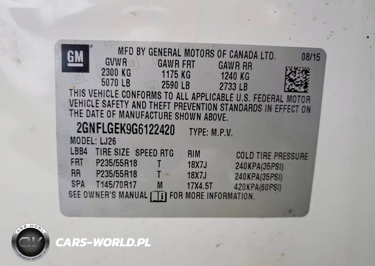 2016 Chevrolet Equinox Ltz VIN:2GNFLGEK9G6122420 - 13