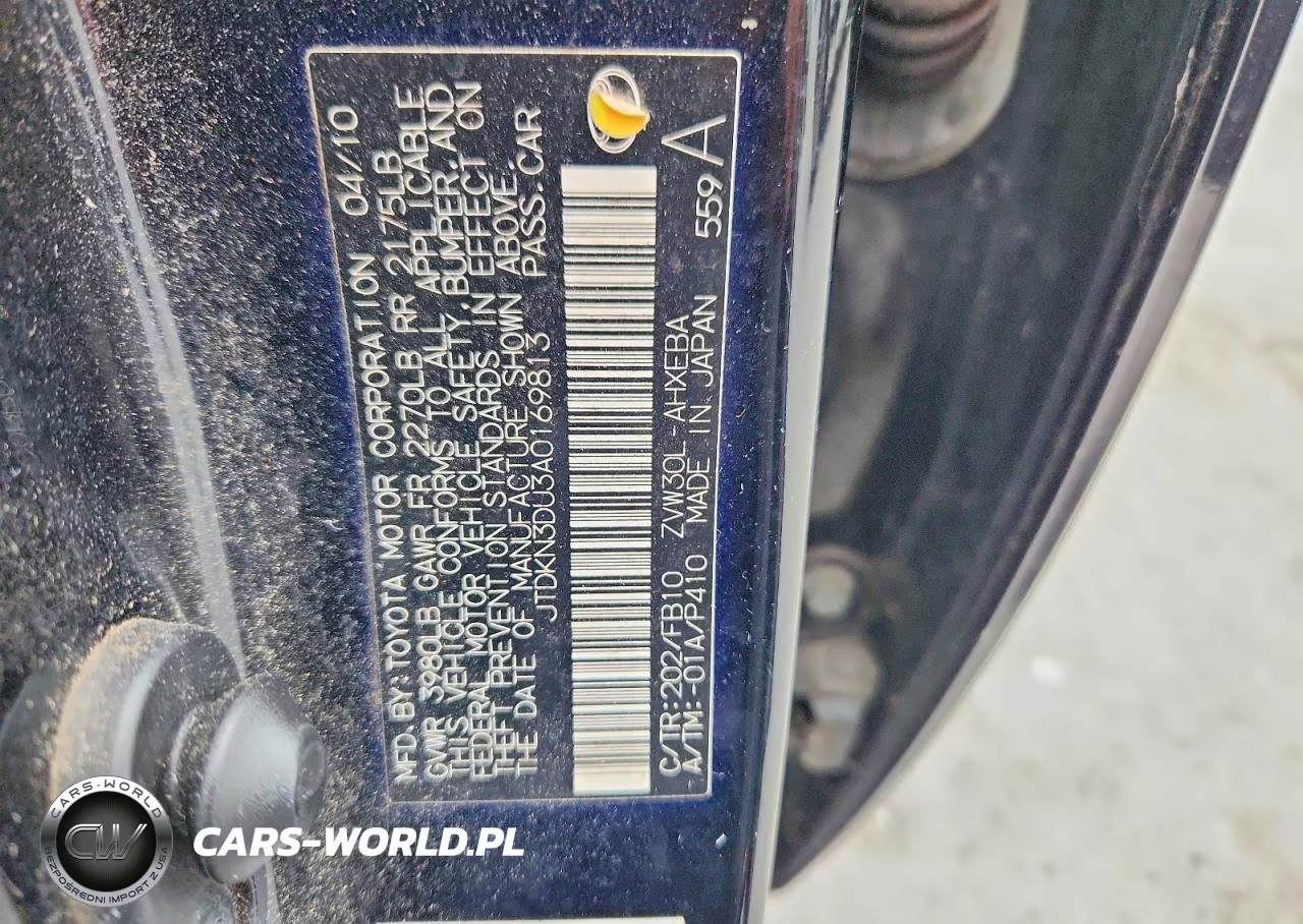 2010 Toyota Prius Iii VIN:JTDKN3DU3A0169813 - 12