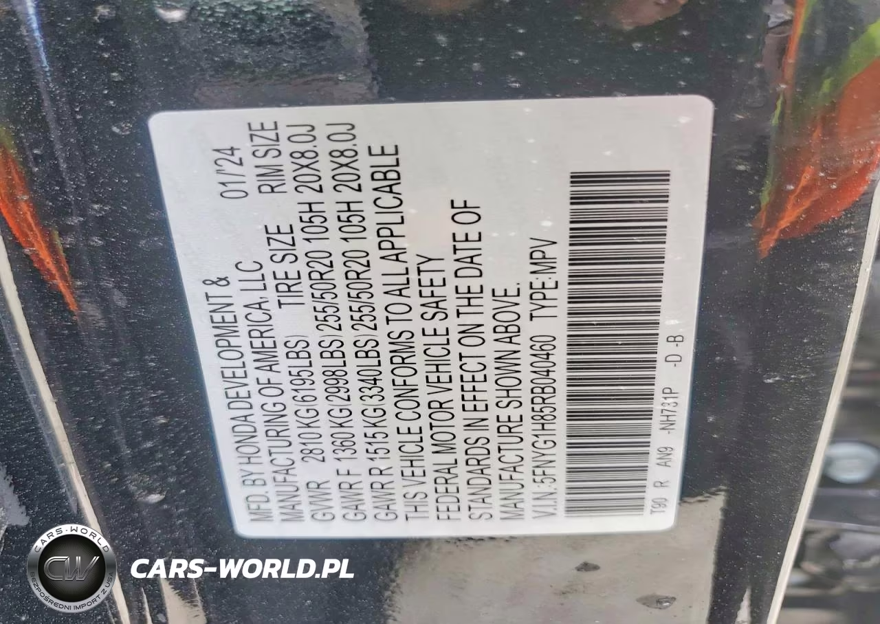 2024 Honda Pilot Elite VIN:5FNYG1H85RB040460 - 13