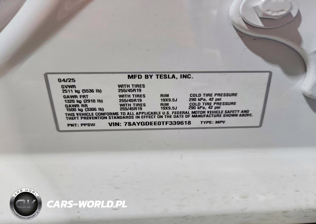 2026 Tesla Model Y VIN:7SAYGDEE0TF339618 - 14