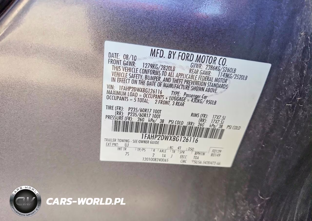 2011 Ford Taurus Se VIN:1FAHP2DWXBG126116 - 12