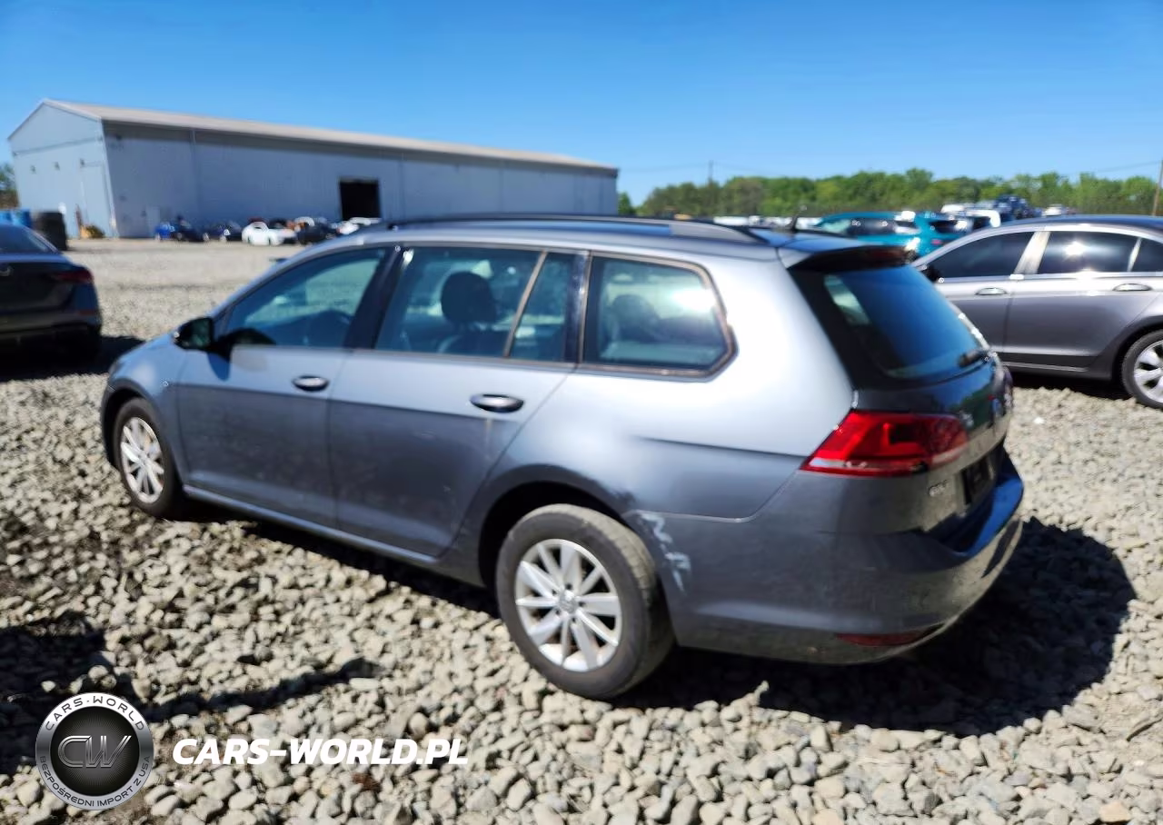 2016 Volkswagen Golf Sportwagen S VIN:3VWC17AUXGM510123 - 2