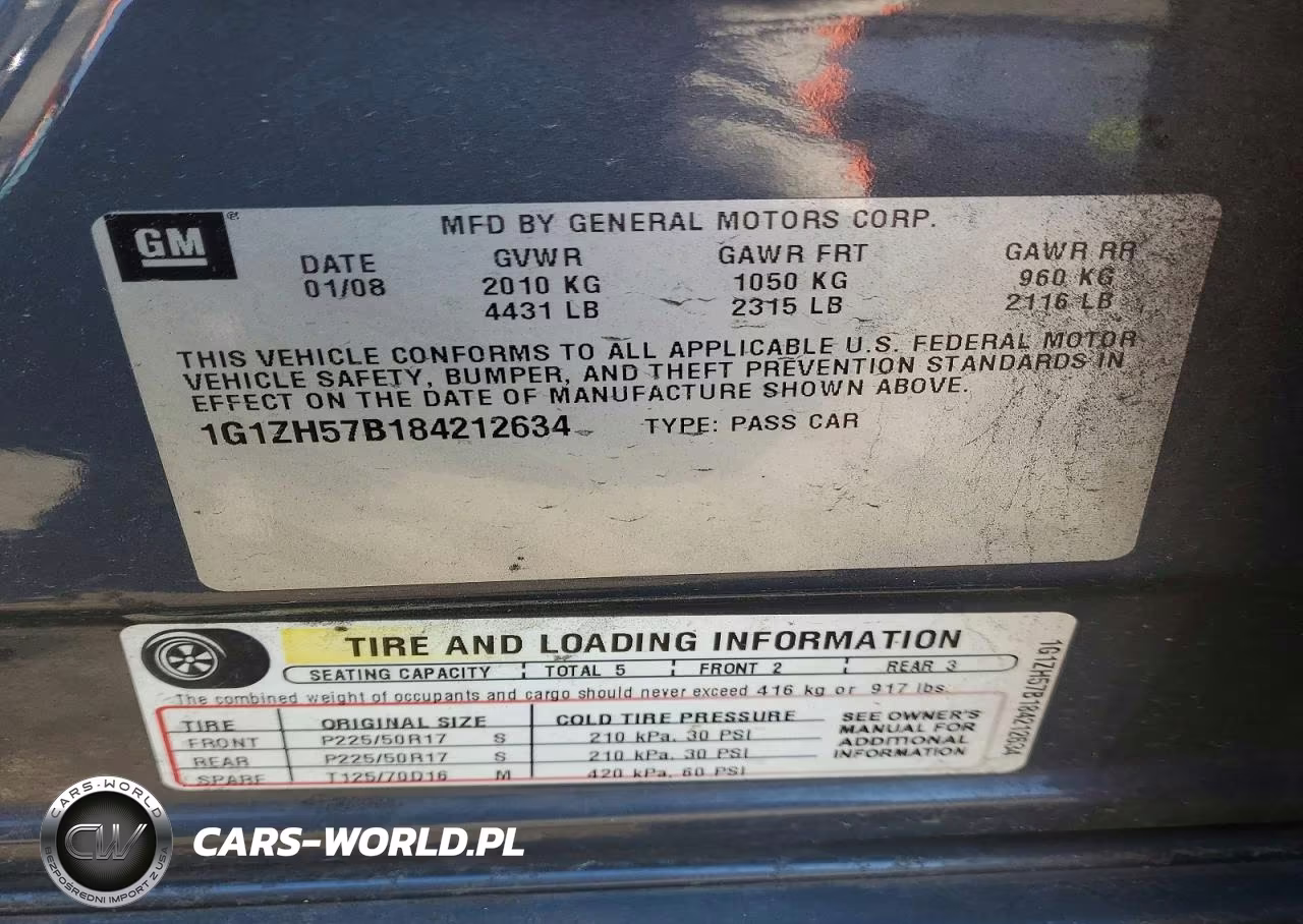 2008 Chevrolet Malibu 1Lt VIN:1G1ZH57B184212634 - 12