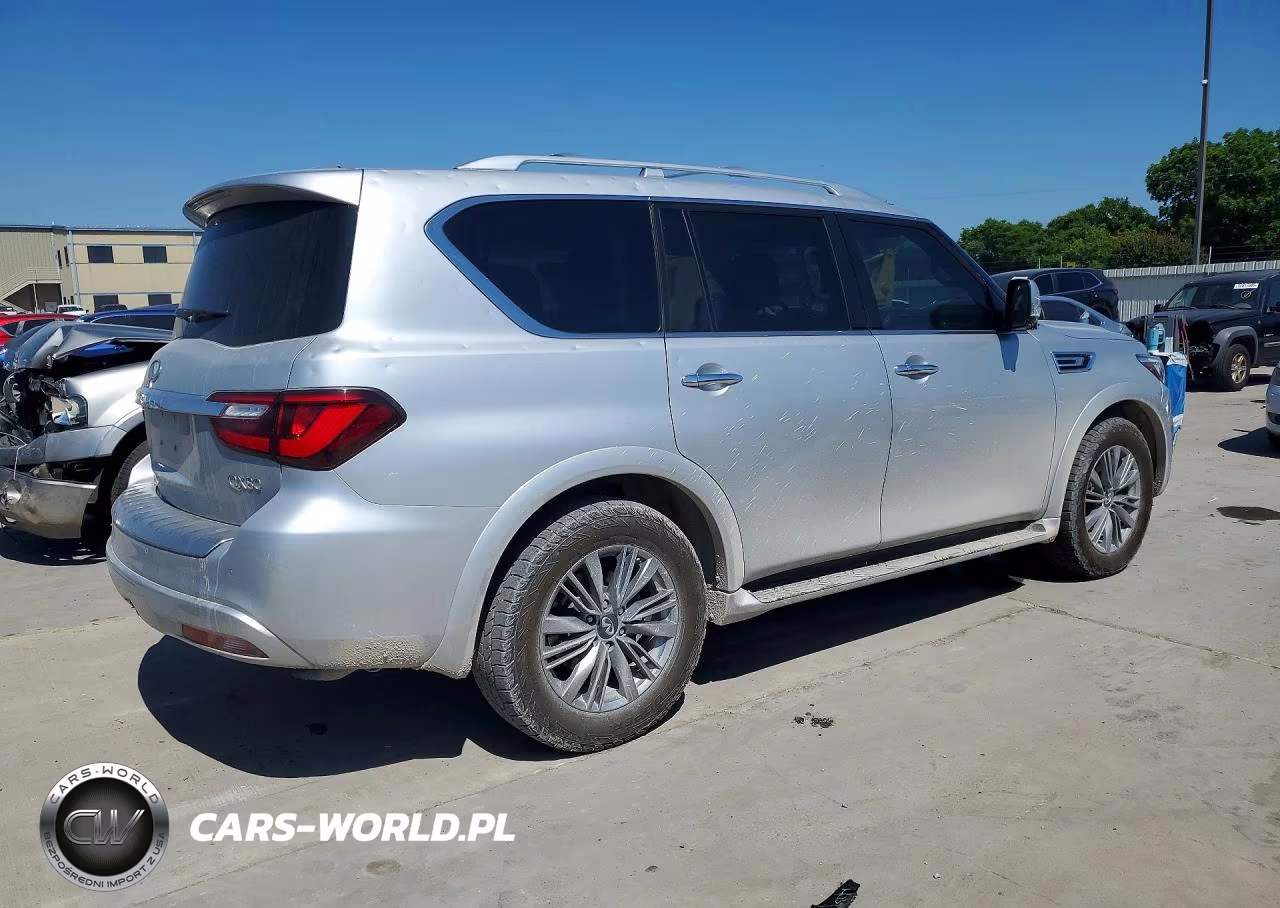 2021 Infiniti Qx80 Luxe VIN:JN8AZ2AC6M9475706 - 3