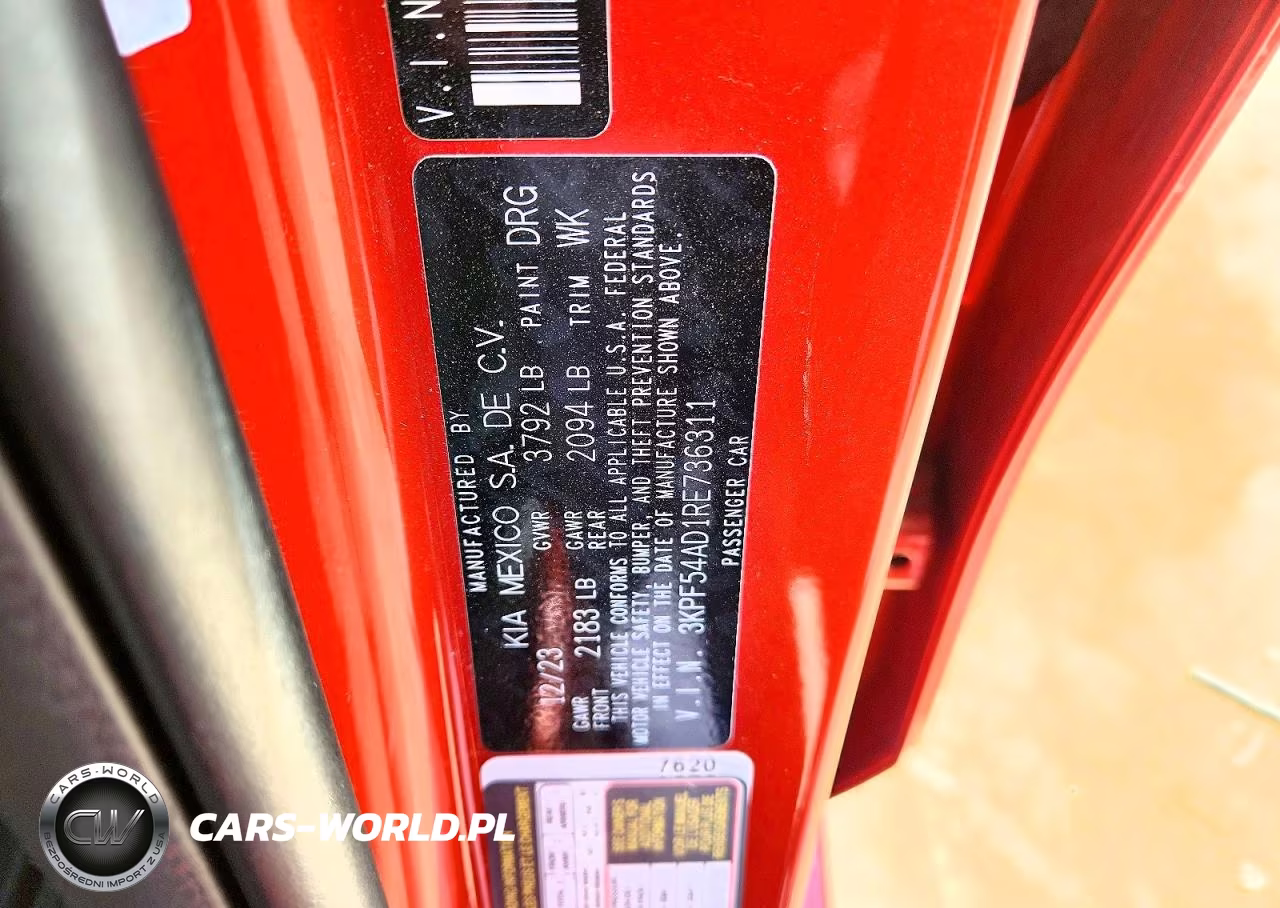 2024 Kia Forte Gt Line VIN:3KPF54AD1RE736311 - 12