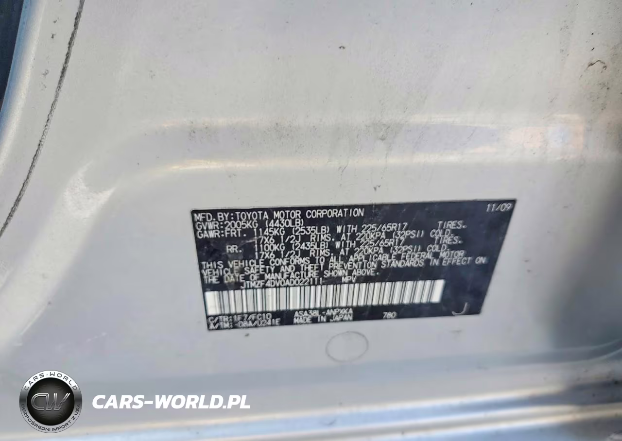 2010 Toyota Rav4 Base VIN:JTMZF4DV0AD022111 - 13