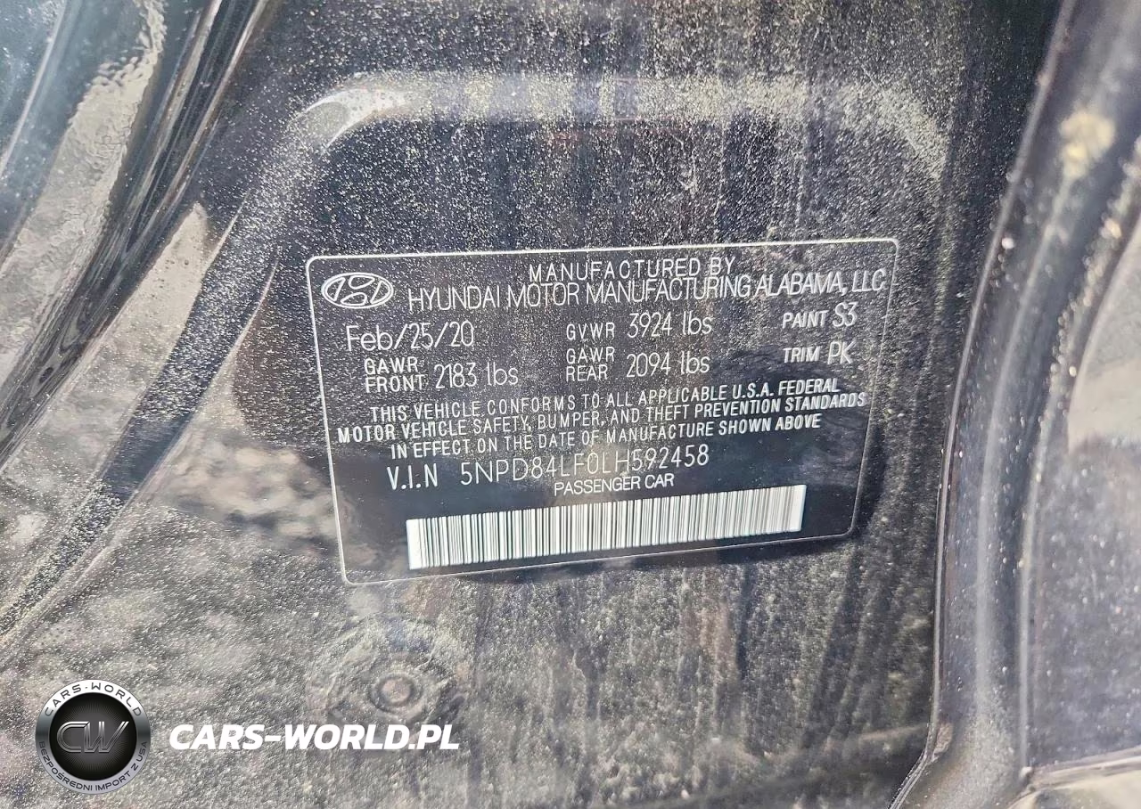 2020 Hyundai Elantra Sel VIN:5NPD84LF0LH592458 - 12