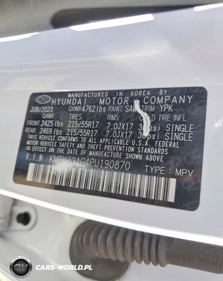 2023 Hyundai Kona Se VIN:KM8K23AG4PU190870 - 14