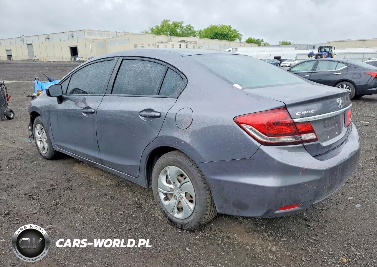 2014 Honda Civic Lx VIN:2HGFB2F50EH542884 - 2