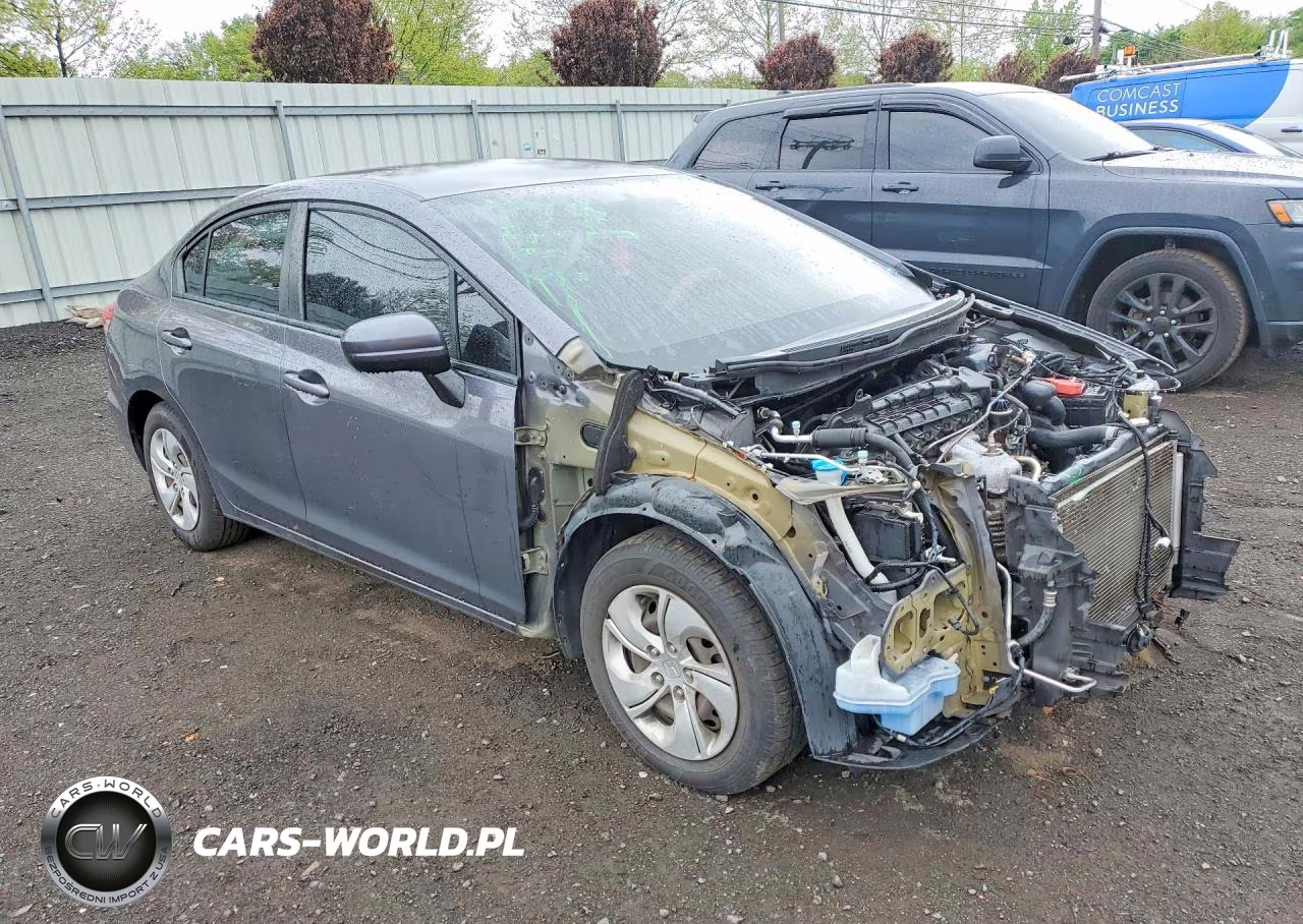2014 Honda Civic Lx VIN:2HGFB2F50EH542884 - 4