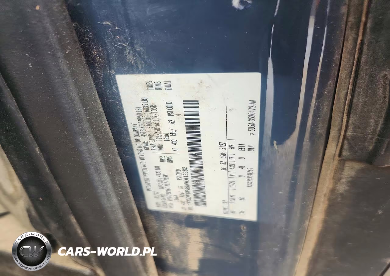 2022 Ford Transit 350 Hd Delivery Truck VIN:1FDDF6P89NKA13982 - 13