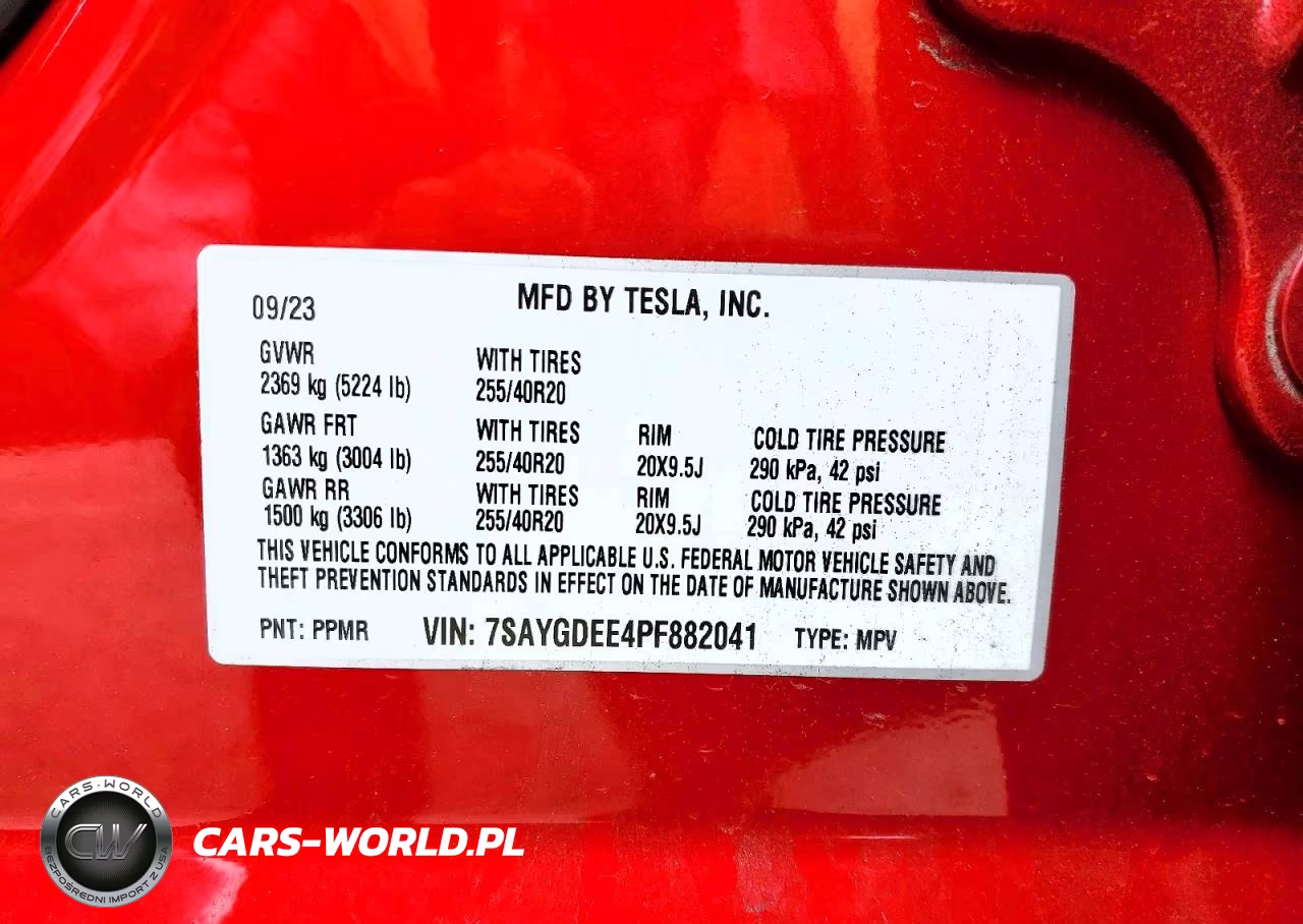 2023 Tesla Model Y VIN:7SAYGDEE4PF882041 - 13
