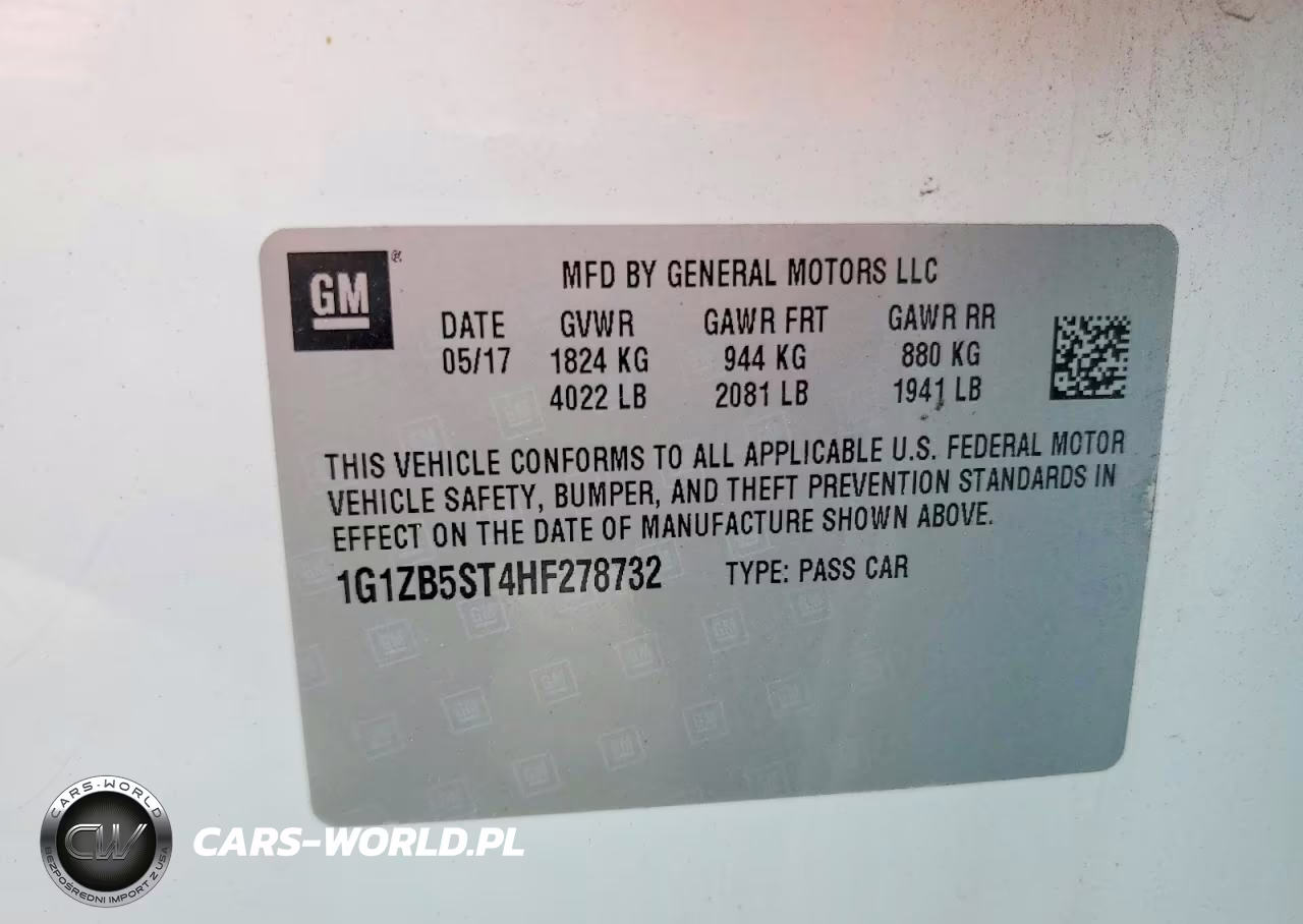 2017 Chevrolet Malibu Ls VIN:1G1ZB5ST4HF278732 - 12