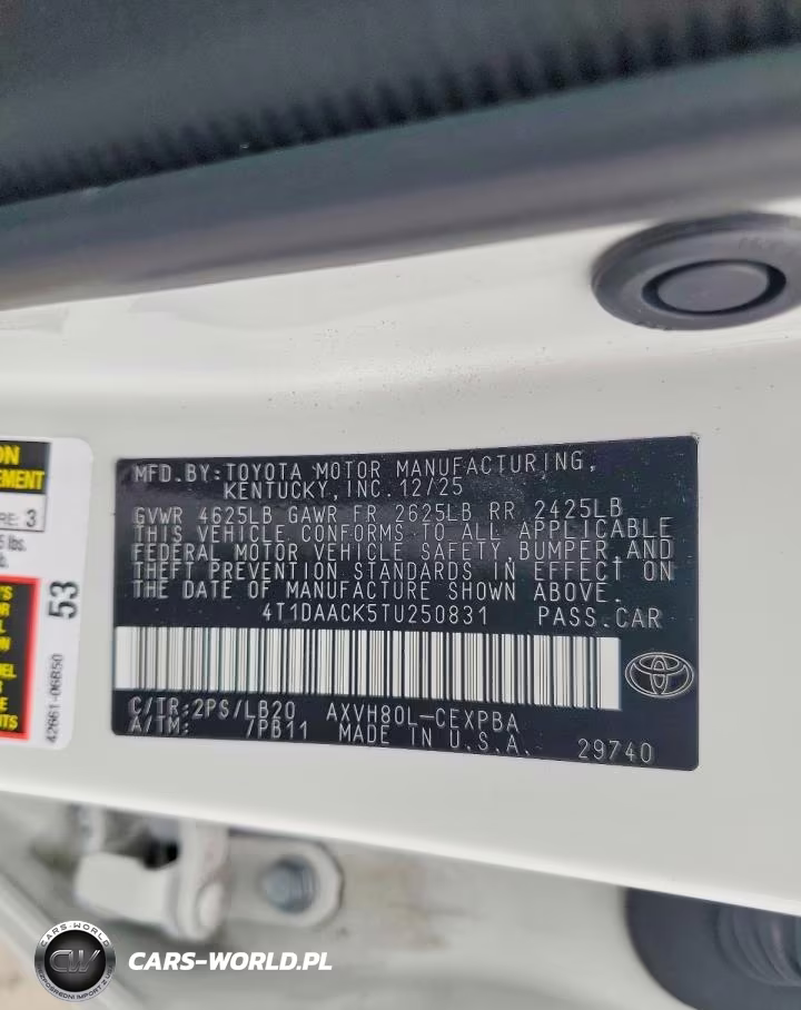 2026 Toyota Camry Xse VIN:4T1DAACK5TU250831 - 12