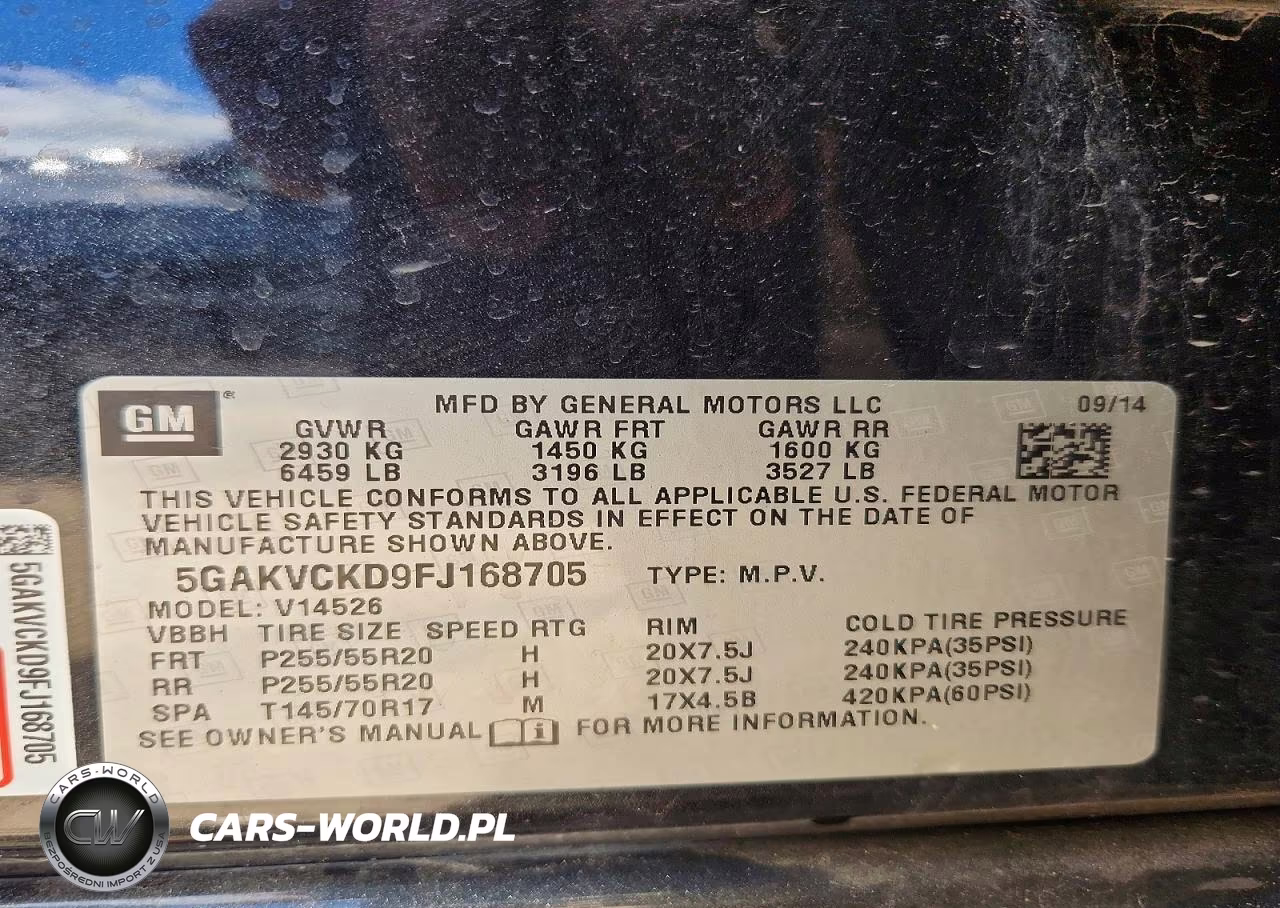 2015 Buick Enclave VIN:5GAKVCKD9FJ168705 - 13