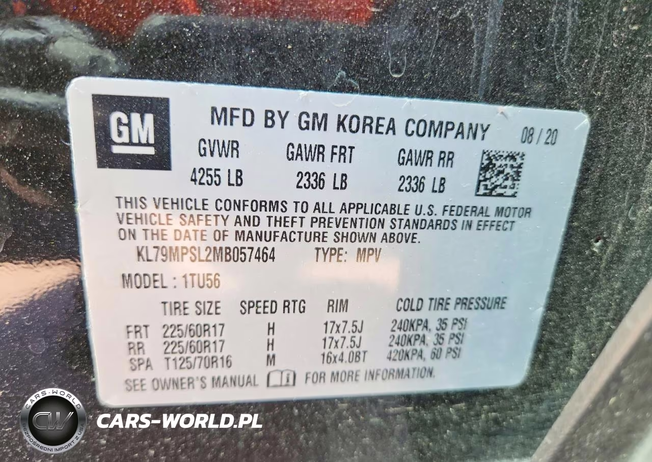 2021 Chevrolet Trailblazer Lt VIN:KL79MPSL2MB057464 - 14