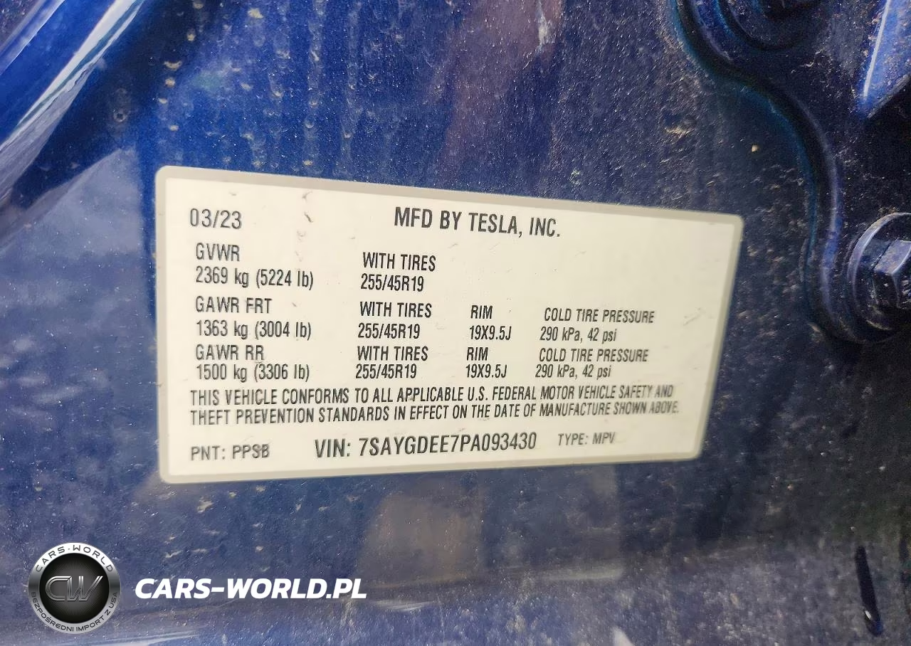 2023 Tesla Model Y VIN:7SAYGDEE7PA093430 - 12