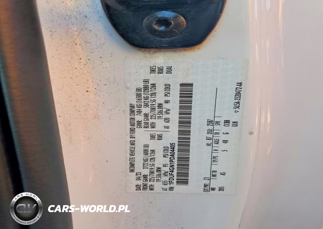 2023 Ford F450 Super Duty Box Truck VIN:1FDUF4GN1PDA04405 - 13