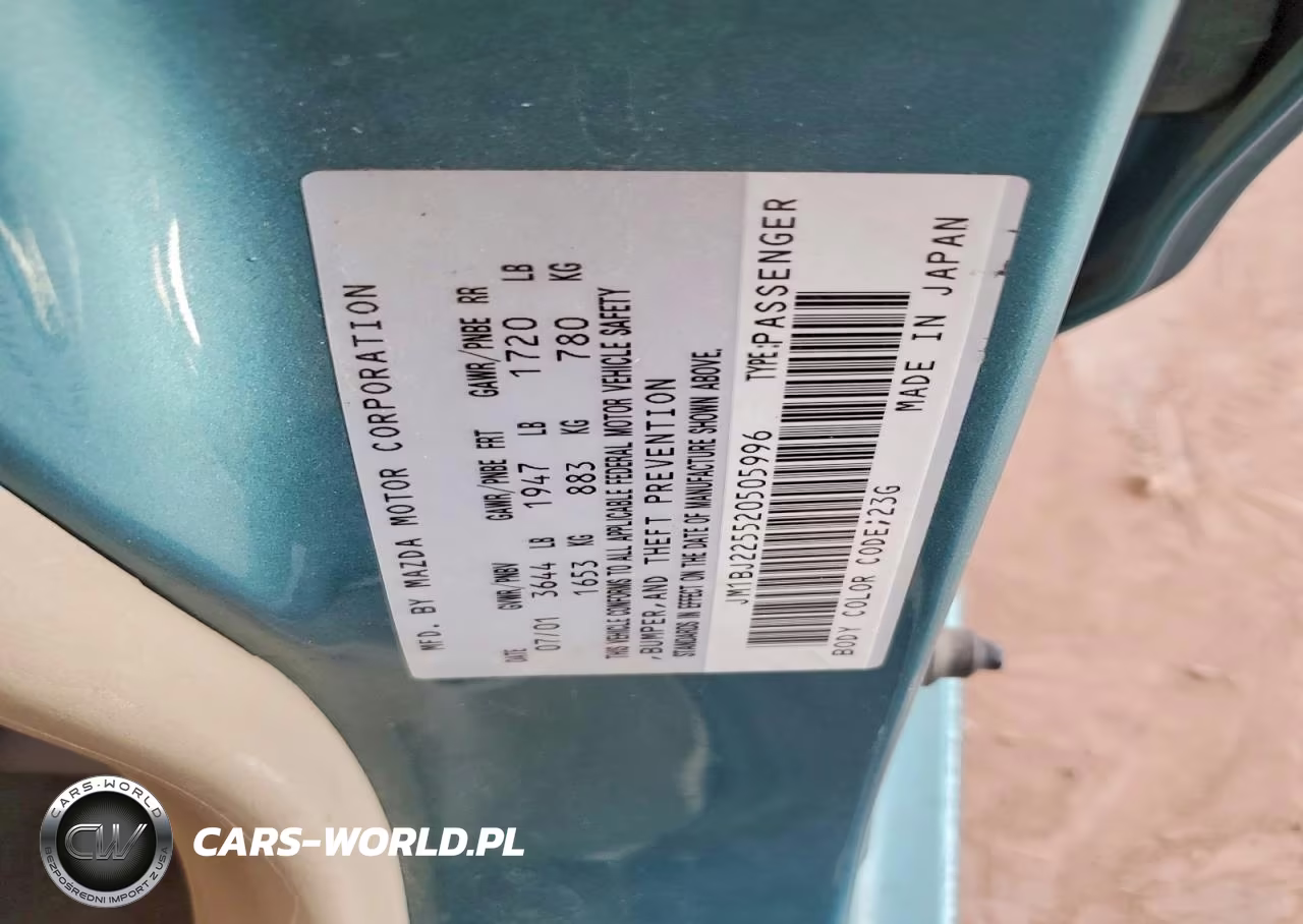 2002 Mazda Protege Dx VIN:JM1BJ225520505996 - 12