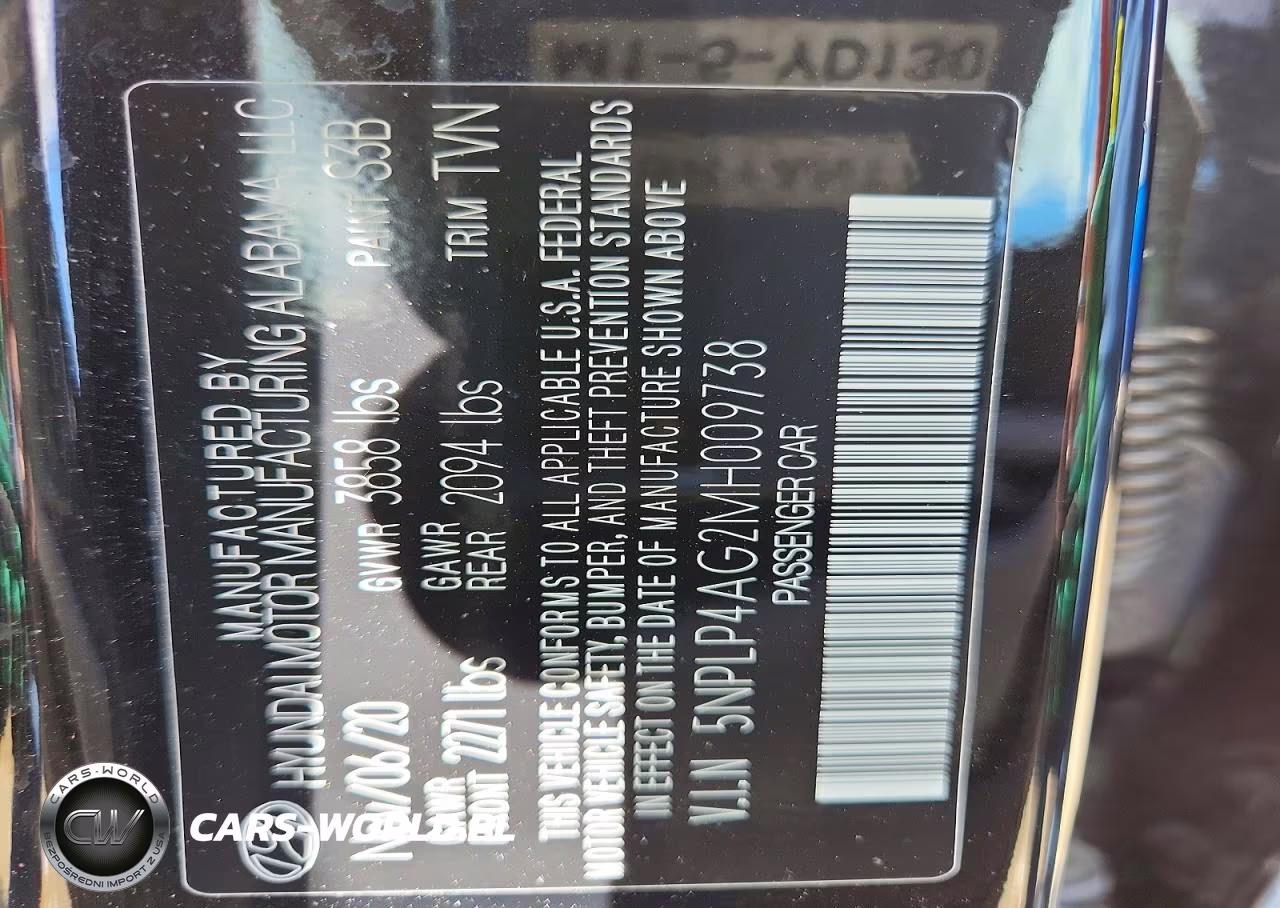 2021 Hyundai Elantra Limited VIN:5NPLP4AG2MH009738 - 12