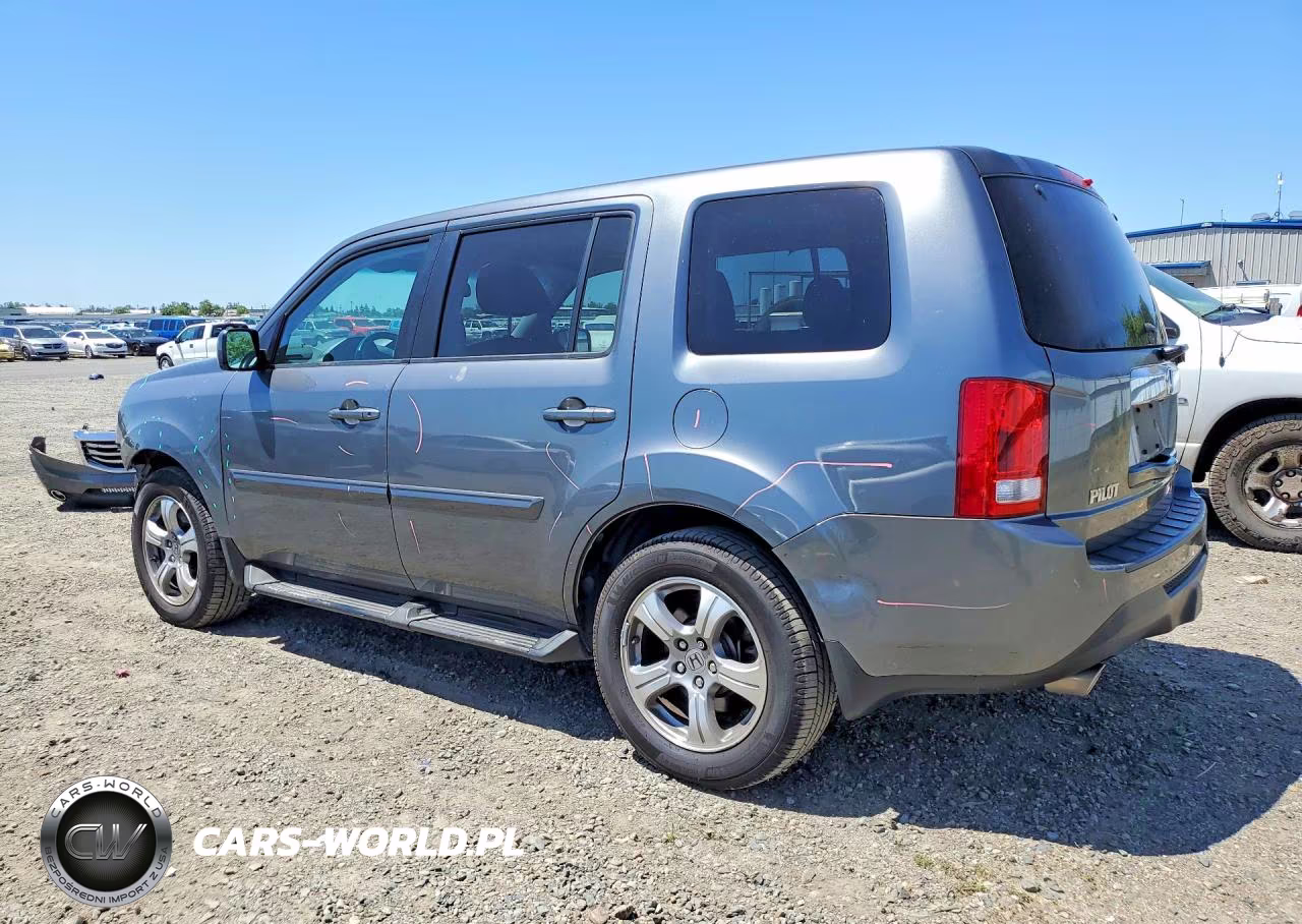 2013 Honda Pilot Exl VIN:5FNYF4H51DB076536 - 2