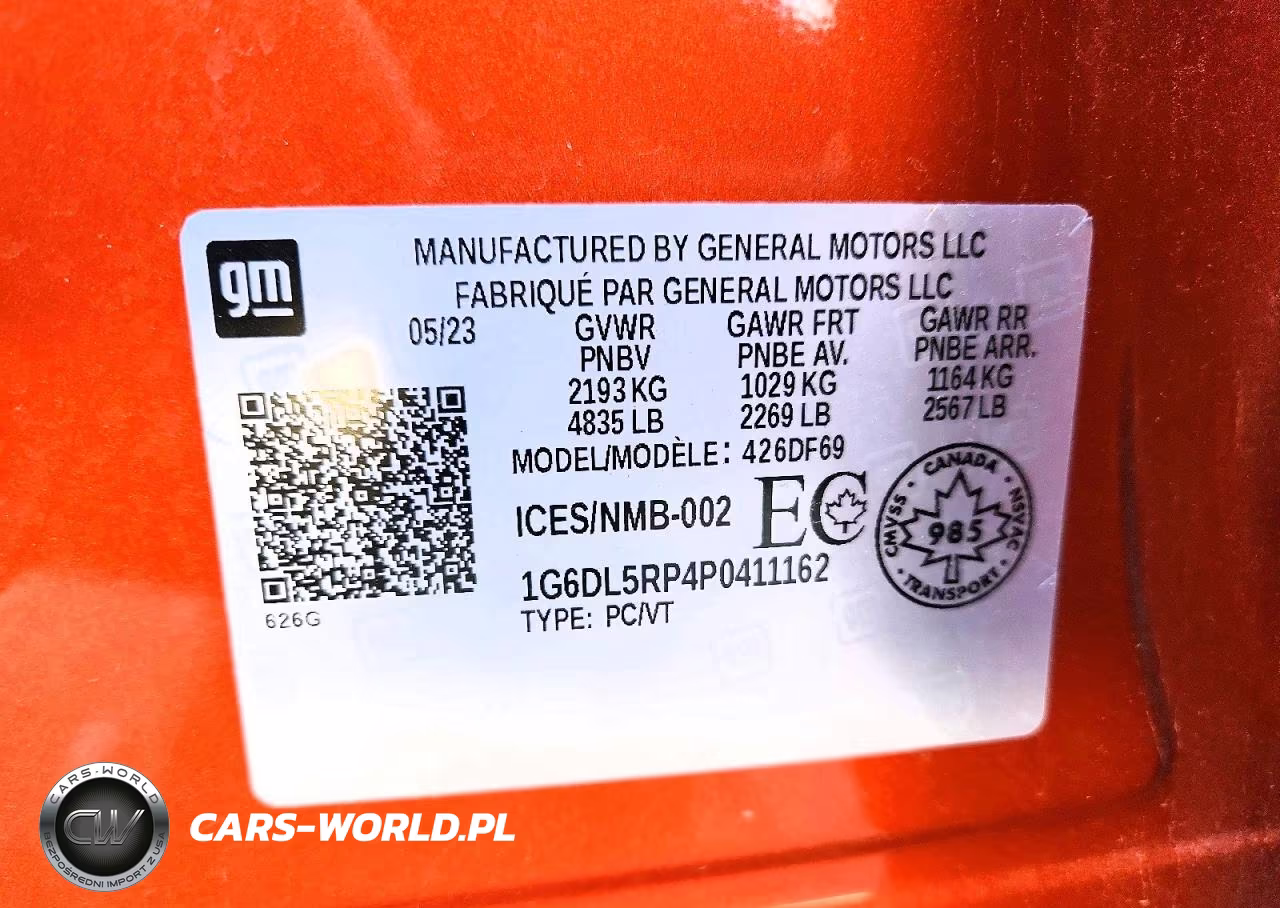 2023 Cadillac Ct4-V Blackwing VIN:1G6DL5RP4P0411162 - 12