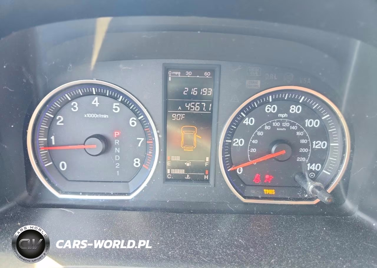 2007 Honda Cr-V Exl VIN:JHLRE487X7C075673 - 9