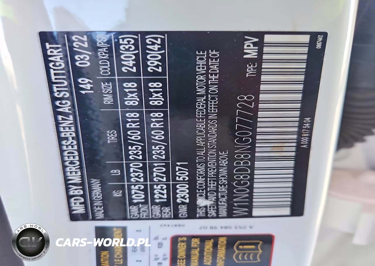 2022 Mercedes-Benz Glc 300 VIN:W1N0G8DB8NG077728 - 12