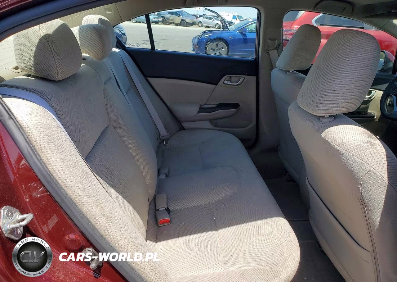 2012 Honda Civic Lx VIN:2HGFB2F50CH512619 - 10