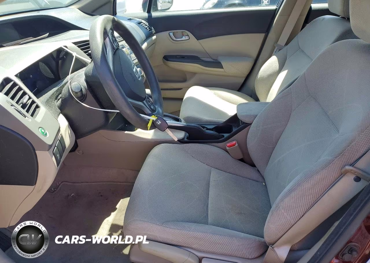 2012 Honda Civic Lx VIN:2HGFB2F50CH512619 - 7